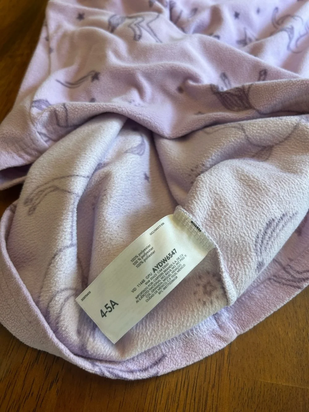 Purple Unicorn Fleece Nightgown | Girls 4-5 | Spring Pajamas | Carter’s
